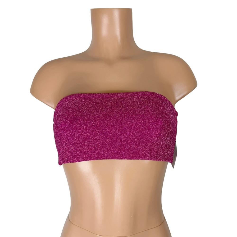Good American Sparkle Better Band Top